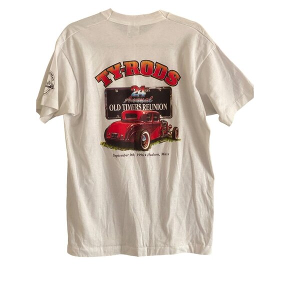 VTG Fruit of the Loom Ty Rods 24th Annual Old Timers Reunion 1996 Hudson, Mass W - Picture 6 of 7